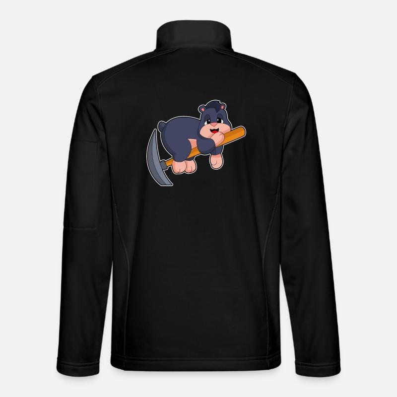 Pioche de Tale Miner - Veste en tissu softshell Unisexe - noir