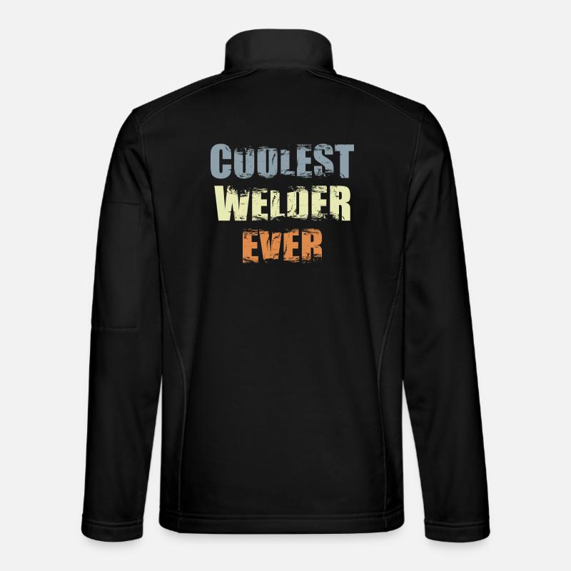 Cool welder - Unisex Softshell Jacket - black