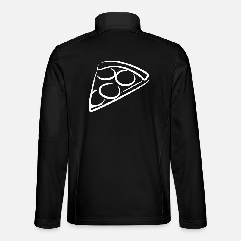 Pizza Skizze Unisex Softshelljacke