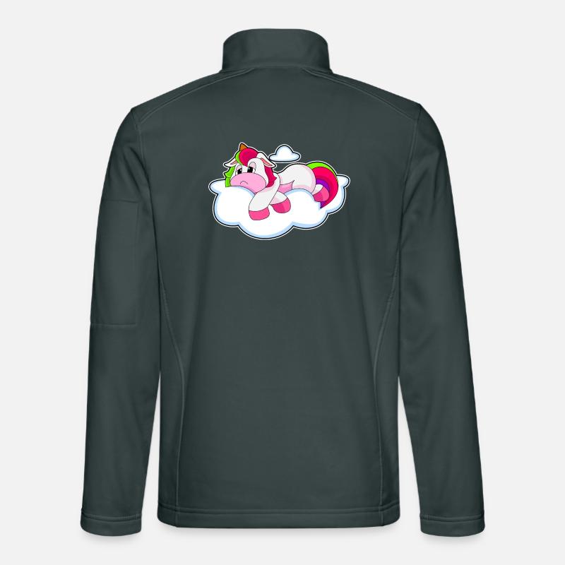 Unicorn Clouds Unisex Softshell Jacket