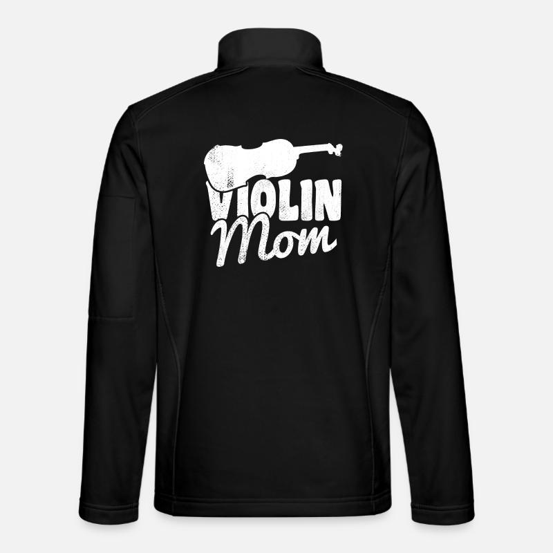 Geigerin Mama - Unisex Softshelljacke - Schwarz