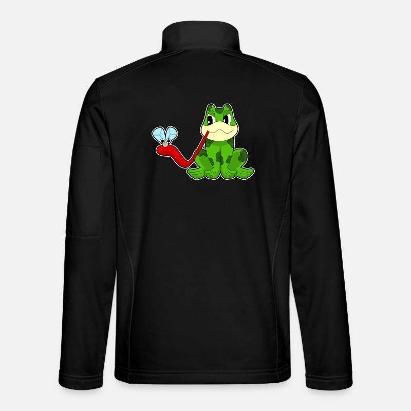 Frosch Fliege - Unisex Softshelljacke - Schwarz