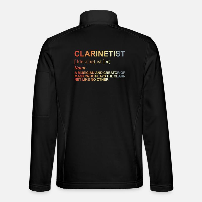 Klarinettist Bedeutung Unisex Softshelljacke