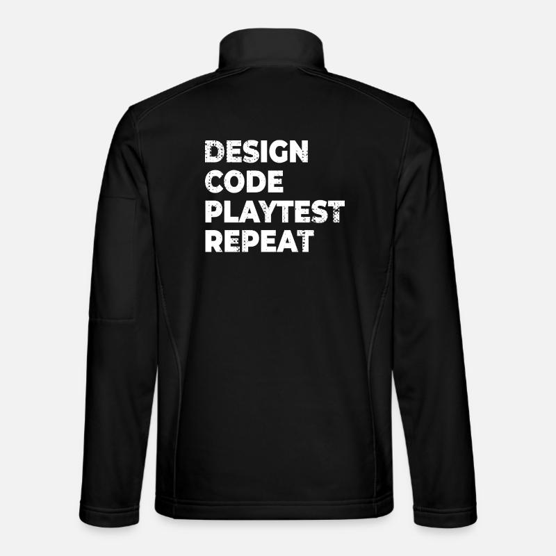 Game Development Progress - Unisex Softshell Jacket - black