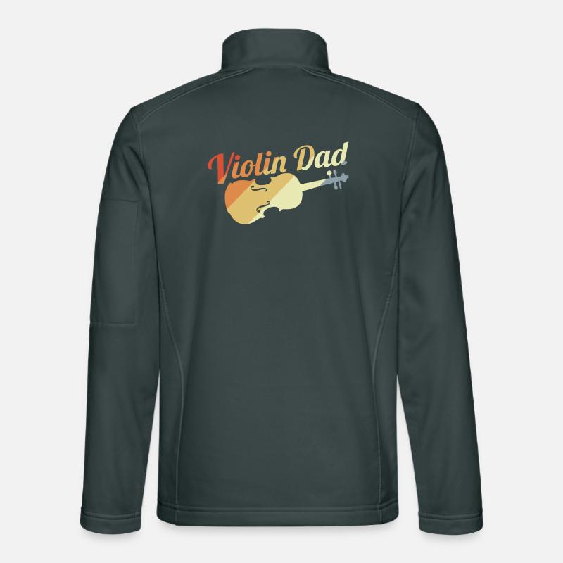 Violinist Dad Unisex Softshell Jacket