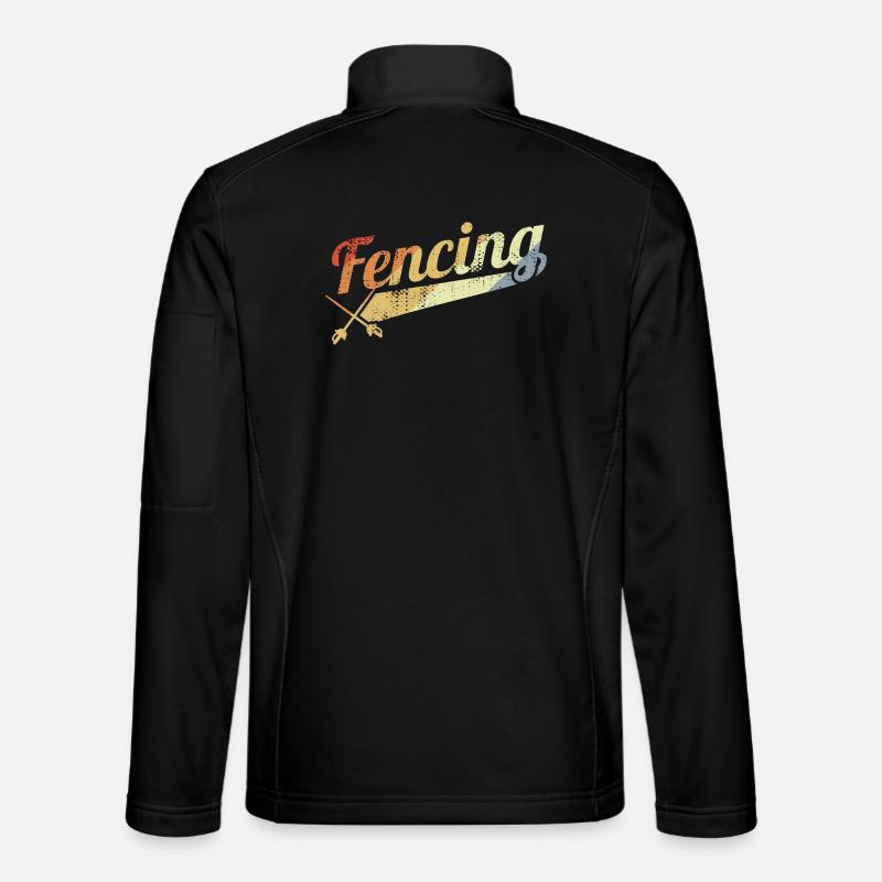 Fencing Vintage Look Unisex Softshell Jacket