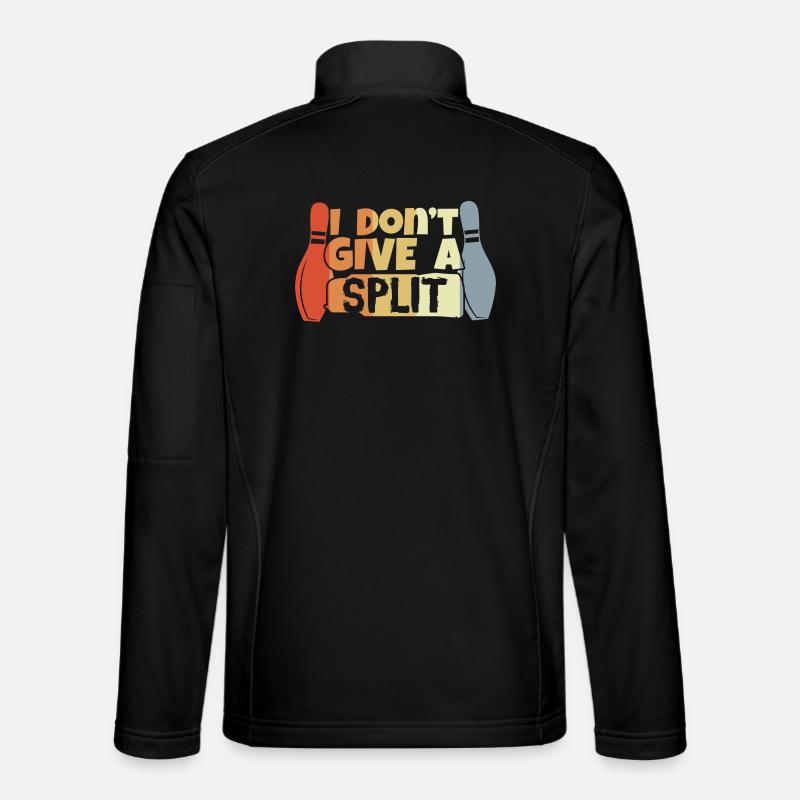 Bowling Saying - Unisex Softshell Jacket - black