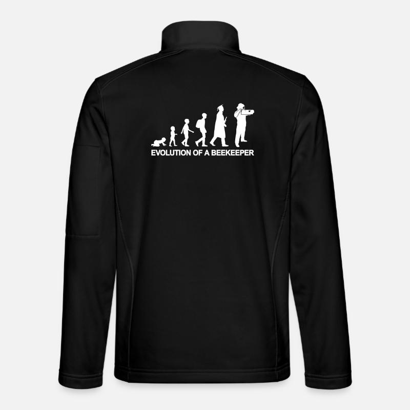 Child to beekeeper - Unisex Softshell Jacket - black