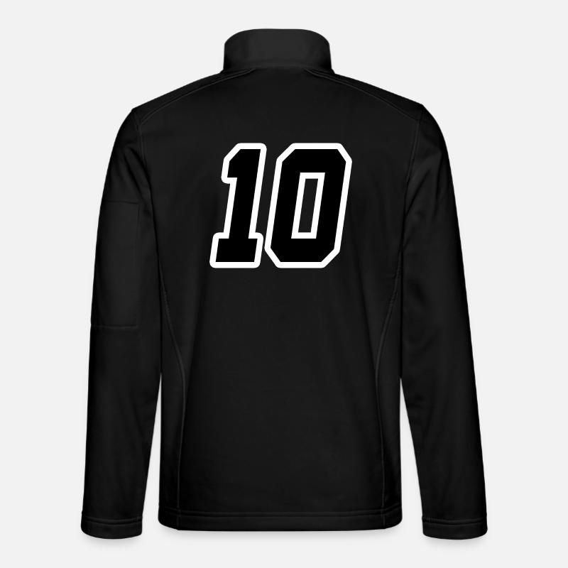 Nummer zehn 10 - Unisex Softshelljacke - Schwarz