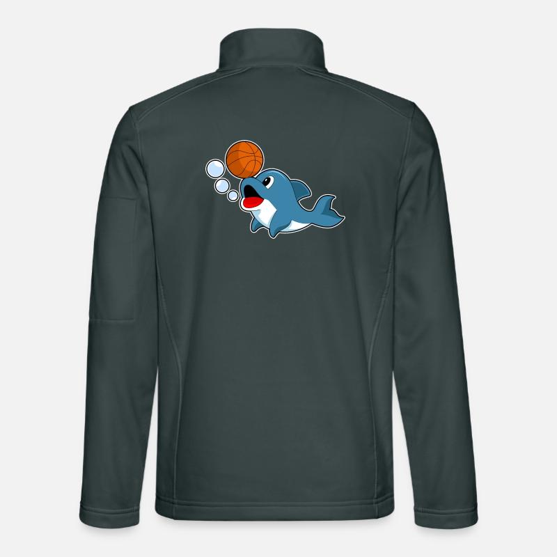 Dolphin Basketteur Basketteur Veste en tissu softshell Unisexe