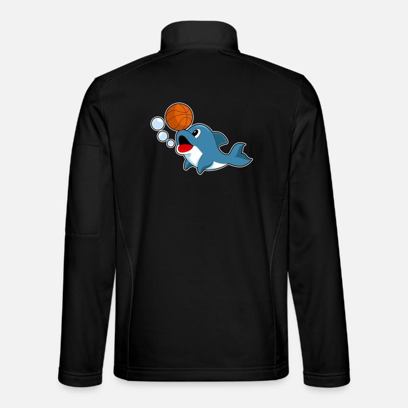 Dolphin Basketteur Basketteur - Veste en tissu softshell Unisexe - noir