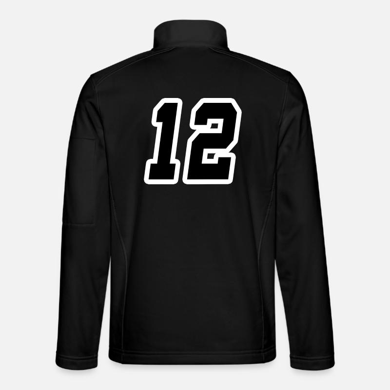 NUMMER ZWÖLF 12 - Unisex Softshelljacke - Schwarz