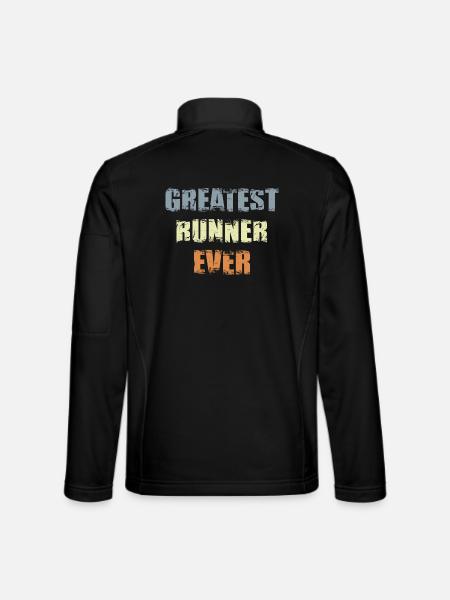 Best runner of all time - Unisex Softshell Jacket - black