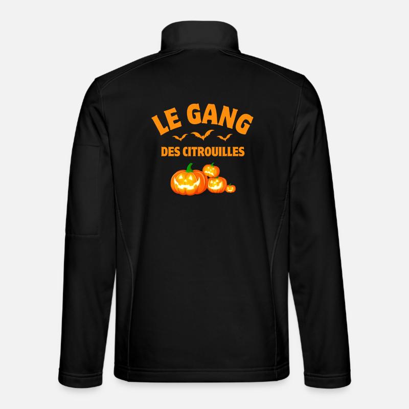 halloween, citrouille, citrouilles Veste en tissu softshell Unisexe