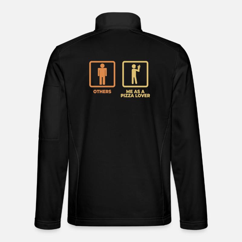 Me as a pizza lover - Unisex Softshell Jacket - black
