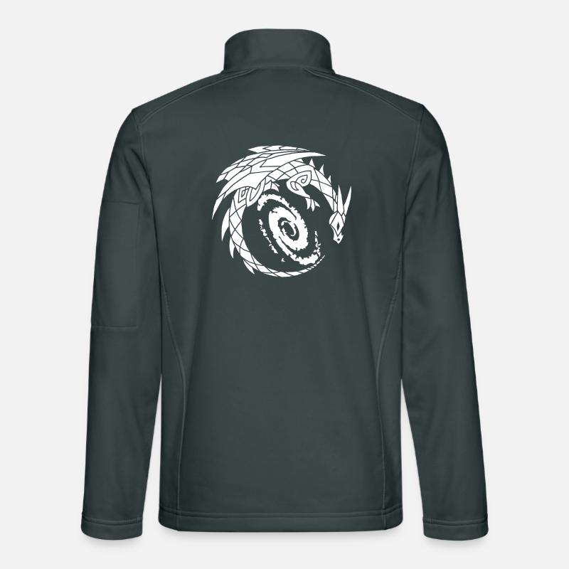 Galactic Dragon Unisex Softshell Jacket