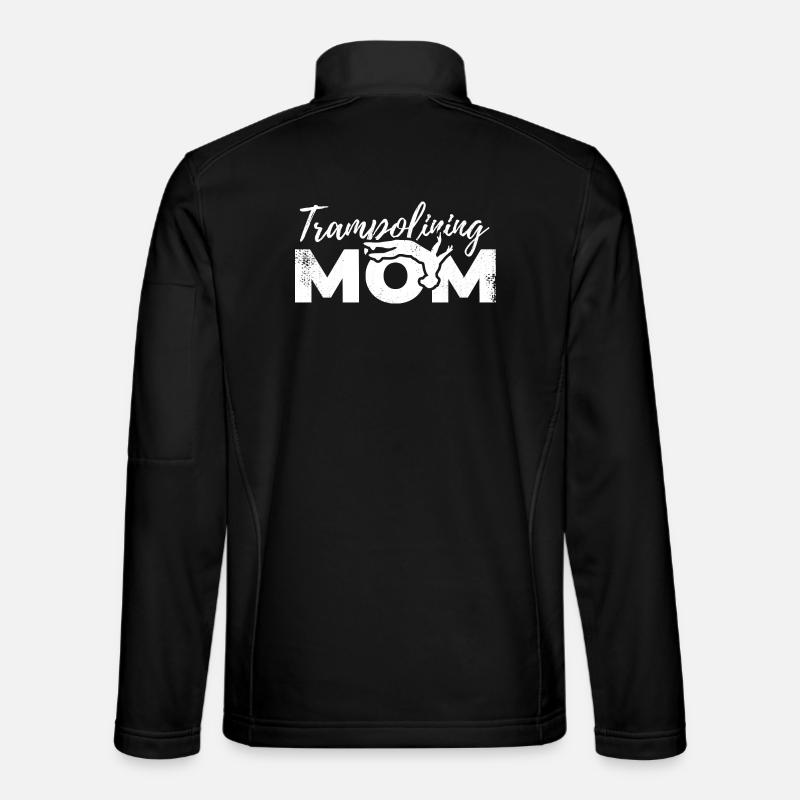 Trampoline Jumper Mom - Unisex Softshell Jacket - black