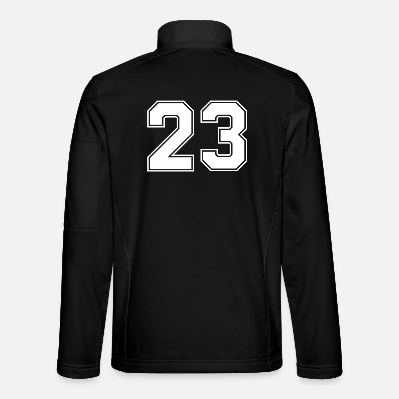 Nummer dreiundzwanzig 23 - Unisex Softshelljacke - Schwarz