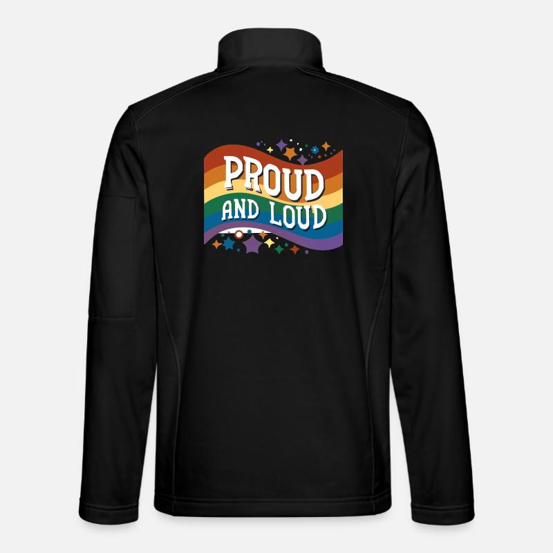 Proud and Loud - Unisex Softshelljacke - Schwarz