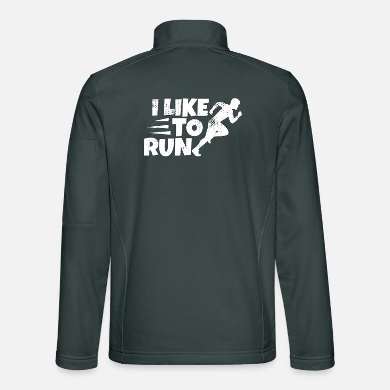 Funny Runner Saying Unisex Softshell Jacket