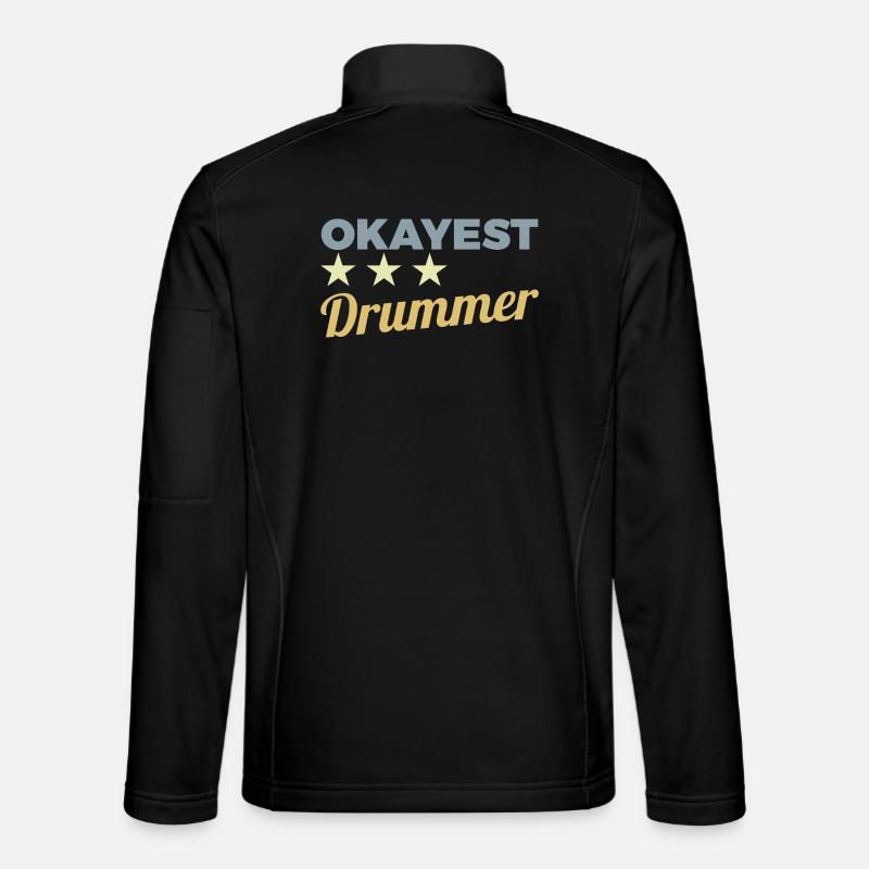 Average drummer - Unisex Softshell Jacket - black