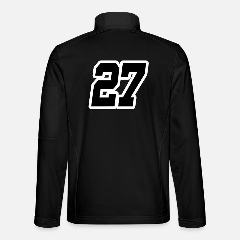 Nummer siebenundzwanzig 27 - Unisex Softshelljacke - Schwarz