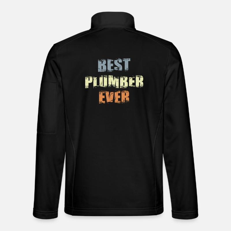 Best Plumber - Unisex Softshell Jacket - black