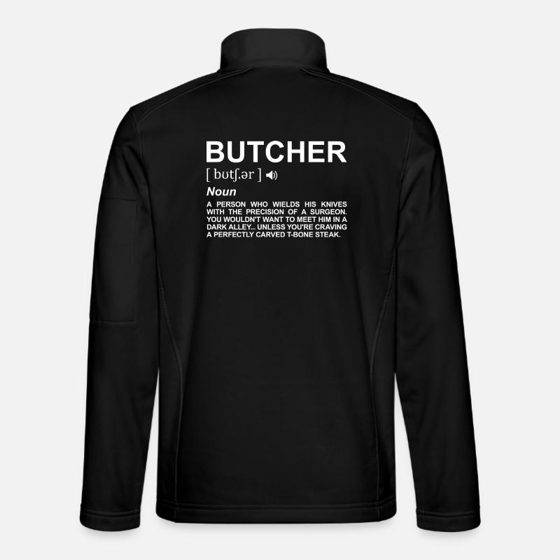 Définition de boucher - Veste en tissu softshell Unisexe - noir