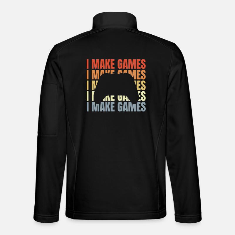 Game Developer Saying - Unisex Softshell Jacket - black