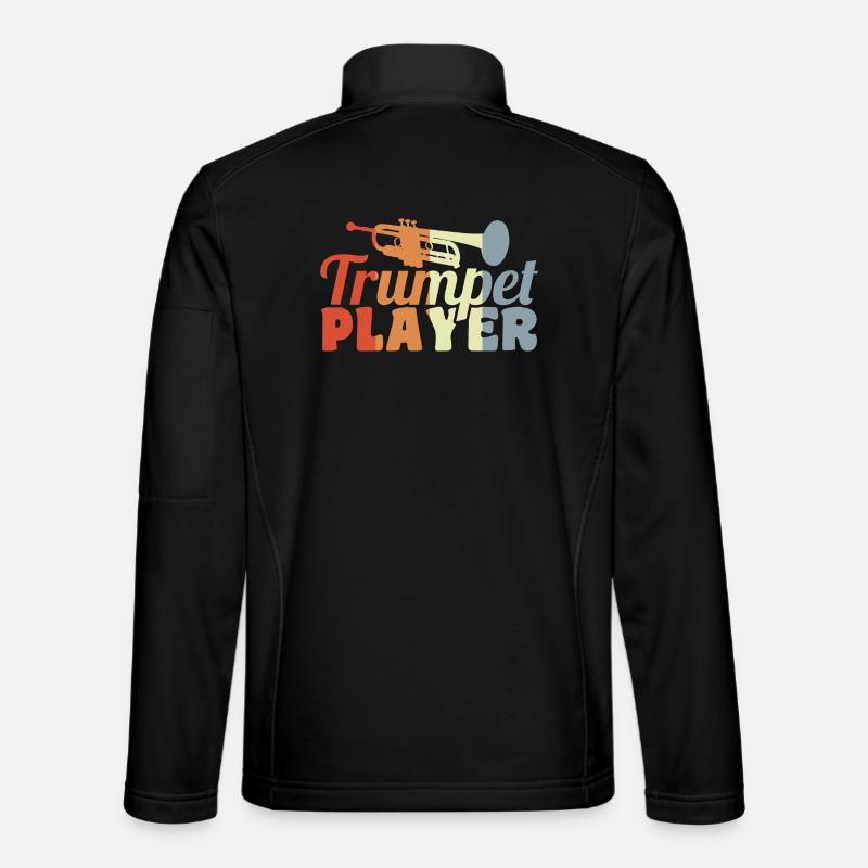 Bester Trompetenspieler - Unisex Softshelljacke - Schwarz