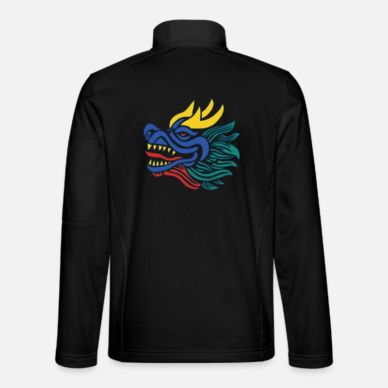 Das Lächeln des Drachen Unisex Softshelljacke