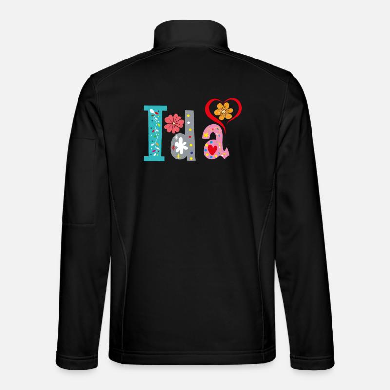 Nom personnalisé d’Ida Veste en tissu softshell Unisexe