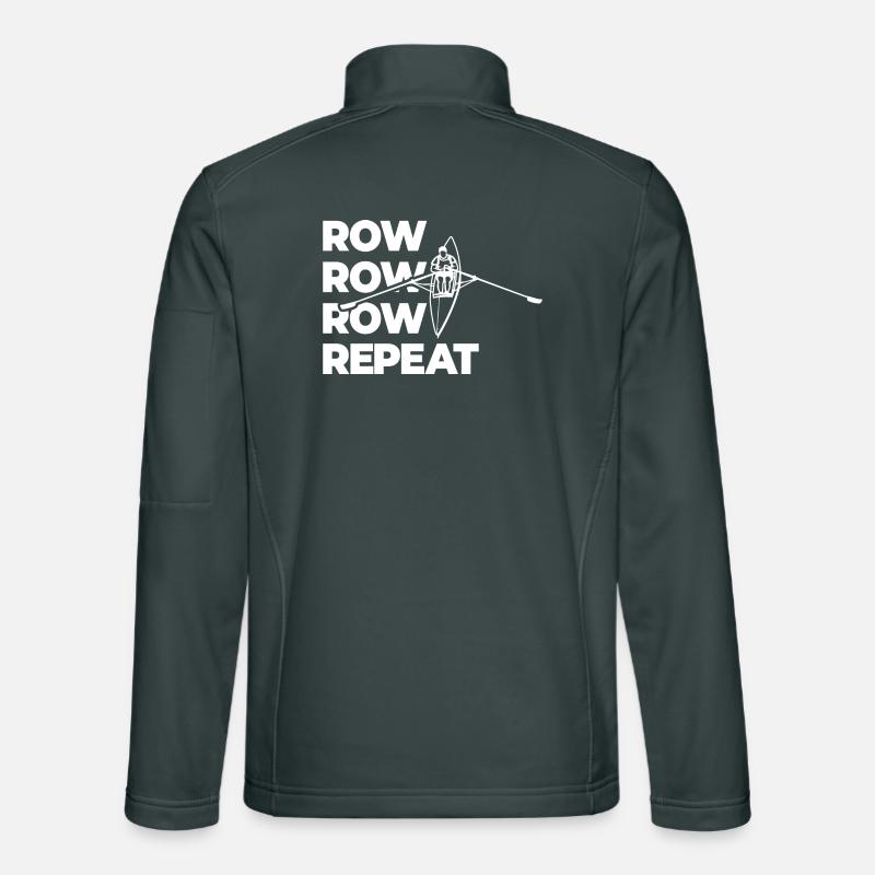 Aviron Aviron Aviron Répétition de l’aviron Veste en tissu softshell Unisexe