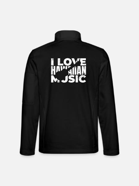 Ukulele Lover Saying - Unisex Softshell Jacket - black
