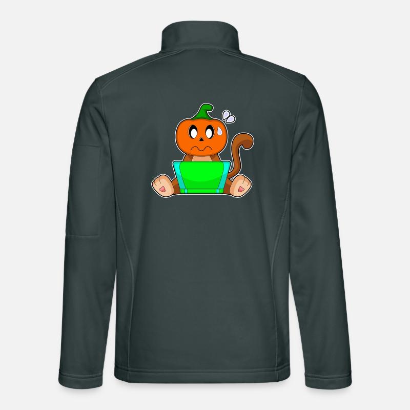 Monkey Halloween Laptop Unisex Softshell Jacket