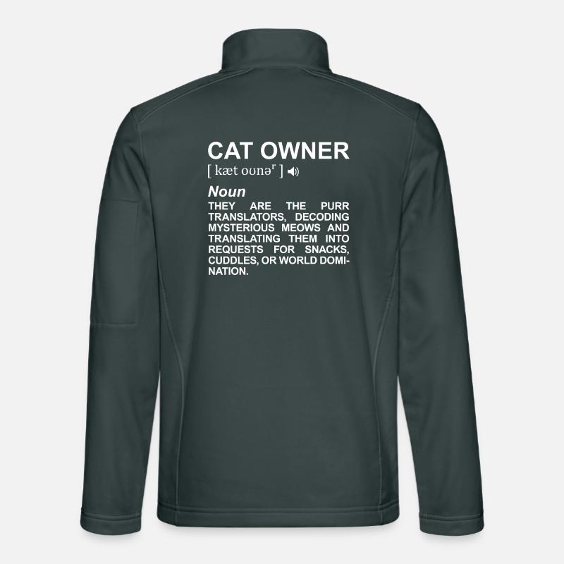 Cat Owner Term Unisex Softshell Jacket