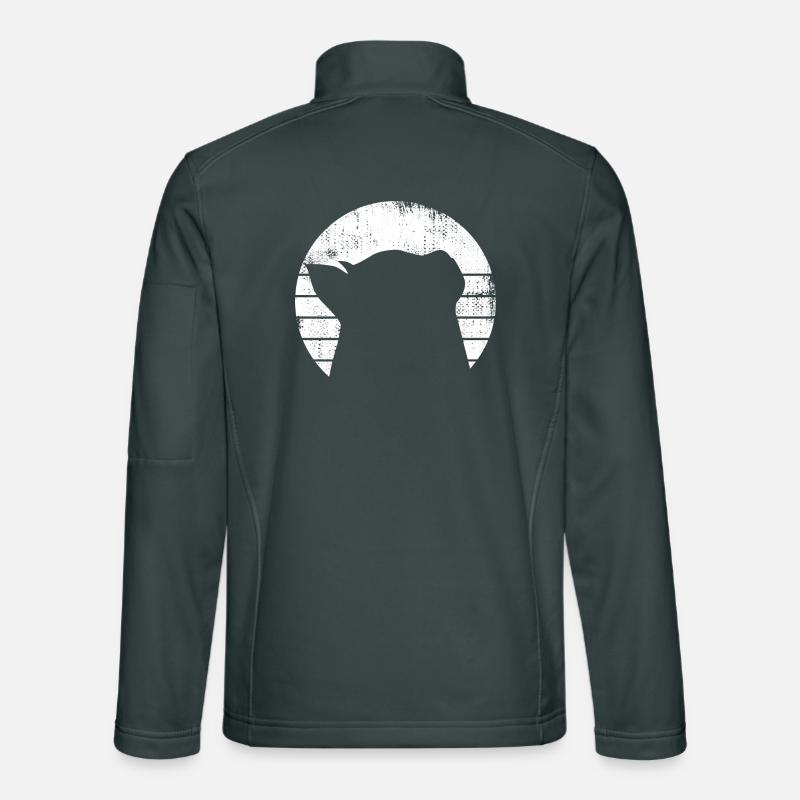 Cat Drawing Unisex Softshell Jacket