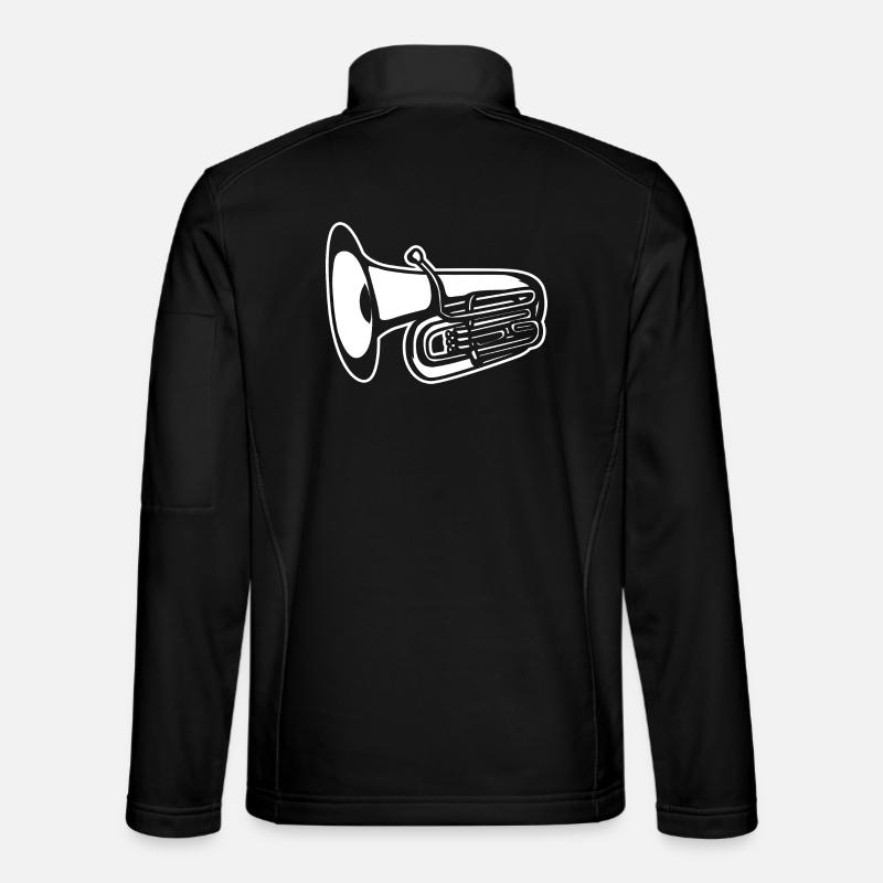 Tuba - Unisex Softshell Jacket - black