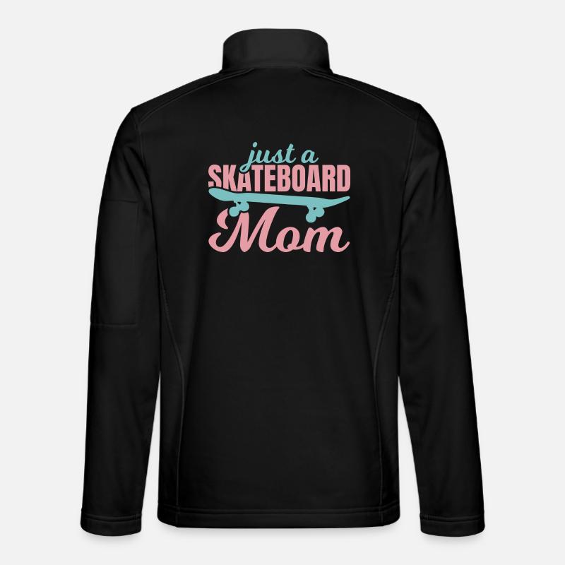 Maman de planche à roulettes - Veste en tissu softshell Unisexe - noir
