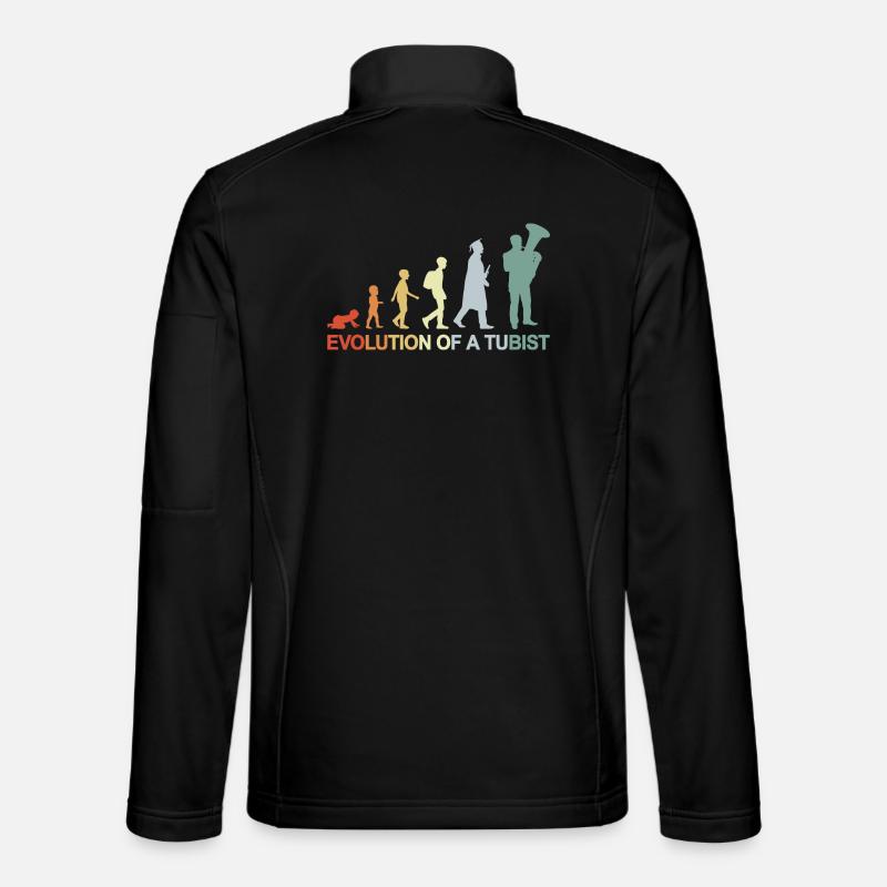 Development of a tuba player - Unisex Softshell Jacket - black