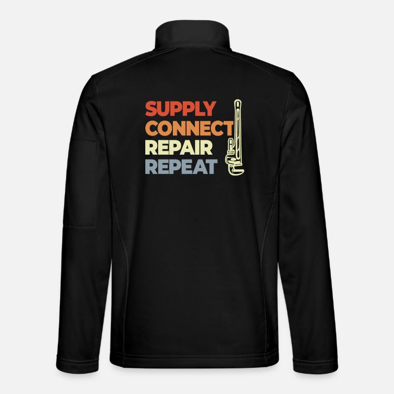 Plumber Saying Unisex Softshell Jacket