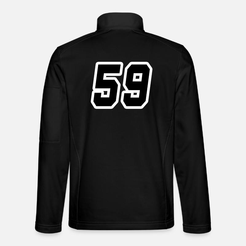 Nummer neunundfünfzig 59 - Unisex Softshelljacke - Schwarz