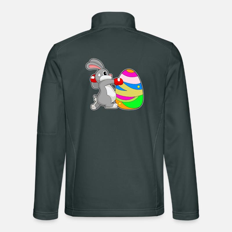Bunny Easter Boxes Unisex Softshell Jacket