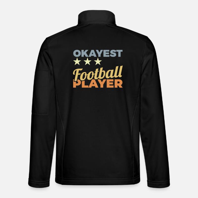 Durchschnittlicher American Footballer - Unisex Softshelljacke - Schwarz