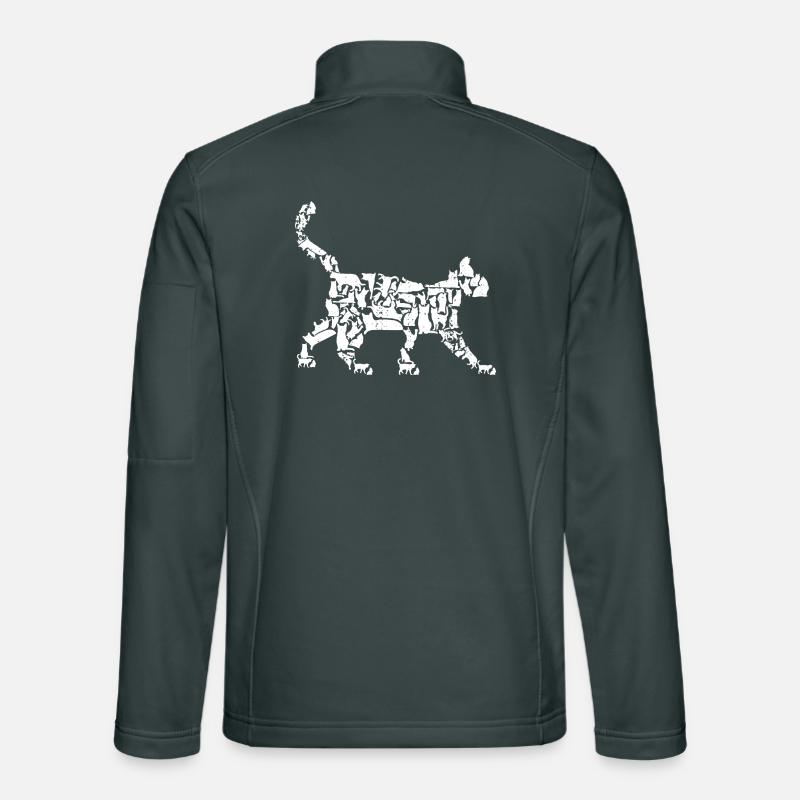katt ritning Softshelljacka unisex