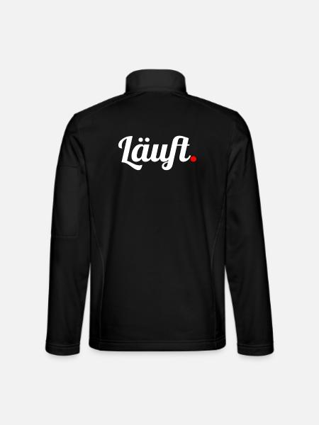 Läuft. - Unisex Softshelljacke - Schwarz