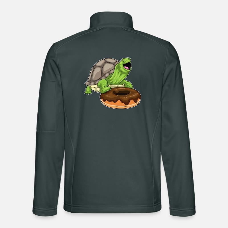 Turtle Donut Unisex Softshell Jacket