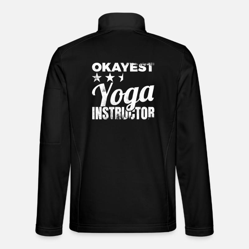 Durchschnittlicher Yogalehrer - Unisex Softshelljacke - Schwarz