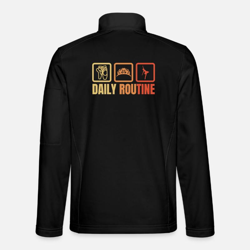 Ballet Daily Routine - Unisex Softshell Jacket - black