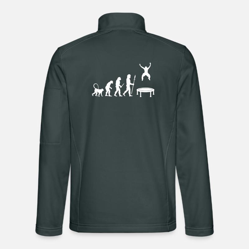 Développement de sauts de trampoline Veste en tissu softshell Unisexe